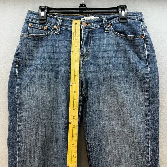 Levi's 529 Jeans Women's 31x30 (12) Blue Curvy Boot Cut Preppy Normcore - Picture 6 of 15